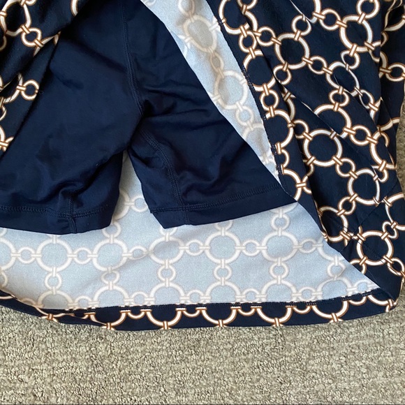 Printed Geometric Design Skirt (built in shorts) - Picture 3 of 3